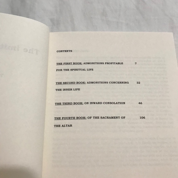 📚3/$35 The Imitation of Christ by Thomas A Kempis Paperback Devotional Book - Picture 6 of 6
